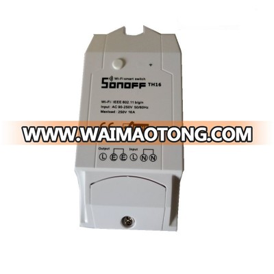 Sonoff TH10A/TH16A Temperature And Humidity Monitoring WiFi Smart Switch