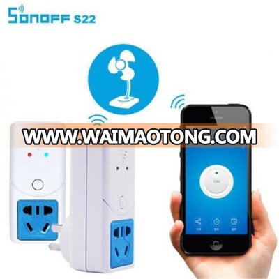 SONOFF S22 10A/2200W AU Plug Wireless Remote Control Smart Socket Phone App