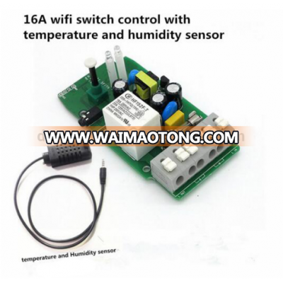 Newest Sonoff TH 10A/16A Temperature And Humidity Monitoring WiFi Smart Switch Wifi Remote Intelligent Modified Parts